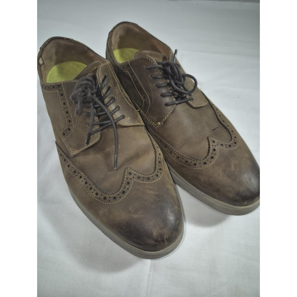 Florsheim‎ comfortech men's leather brown dress shoes sz 8